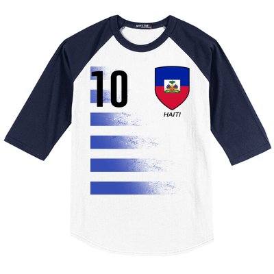 Haiti Football Soccer Futbol Jersey Baseball Sleeve Shirt