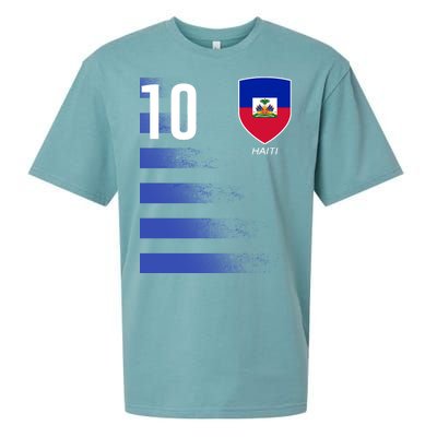 Haiti Football Soccer Futbol Jersey Sueded Cloud Jersey T-Shirt