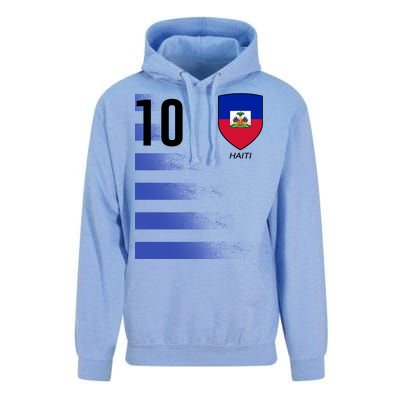 Haiti Football Soccer Futbol Jersey Unisex Surf Hoodie