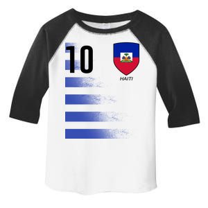 Haiti Football Soccer Futbol Jersey Toddler Fine Jersey T-Shirt