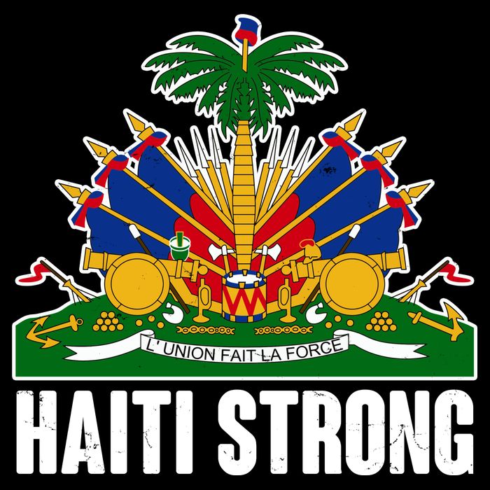 Haiti Strong Flag Symbol Logo Cooling Performance Long Sleeve Crew