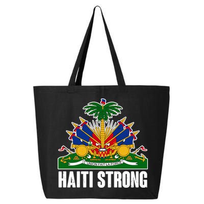 Haiti Strong Flag Symbol Logo 25L Jumbo Tote