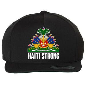 Haiti Strong Flag Symbol Logo Wool Snapback Cap