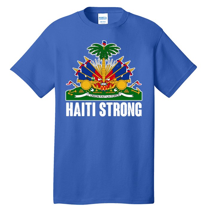 Haiti Strong Flag Symbol Logo Tall T-Shirt