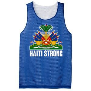 Haiti Strong Flag Symbol Logo Mesh Reversible Basketball Jersey Tank