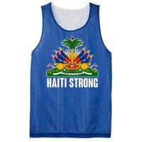 Haiti Strong Flag Symbol Logo Mesh Reversible Basketball Jersey Tank