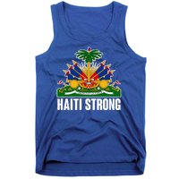 Haiti Strong Flag Symbol Logo Tank Top