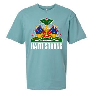 Haiti Strong Flag Symbol Logo Sueded Cloud Jersey T-Shirt