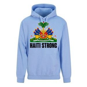 Haiti Strong Flag Symbol Logo Unisex Surf Hoodie