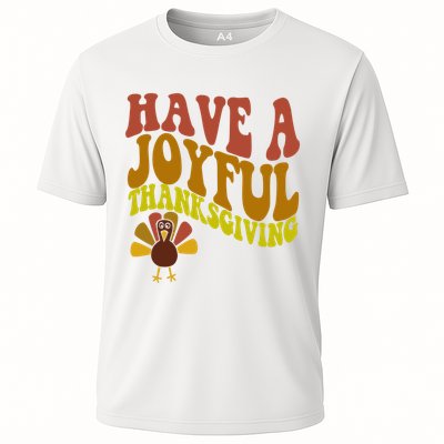 Have A Joyful Thanksgiving Cute Holiday Cooling Performance Crew T-Shirt
