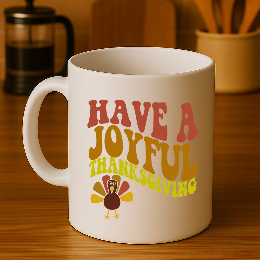 Have A Joyful Thanksgiving Cute Holiday Mug