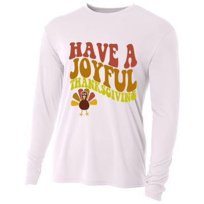 Have A Joyful Thanksgiving Cute Holiday Cooling Performance Long Sleeve Crew