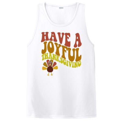 Have A Joyful Thanksgiving Cute Holiday PosiCharge Competitor Tank