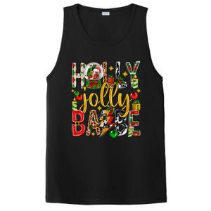 Holly A Jolly Babe Merry Christmas Matching Family Pajamas PosiCharge Competitor Tank