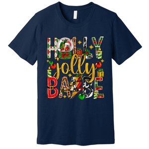 Holly A Jolly Babe Merry Christmas Matching Family Pajamas Premium T-Shirt