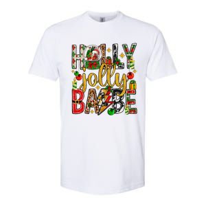 Holly A Jolly Babe Merry Christmas Matching Family Pajamas Softstyle CVC T-Shirt