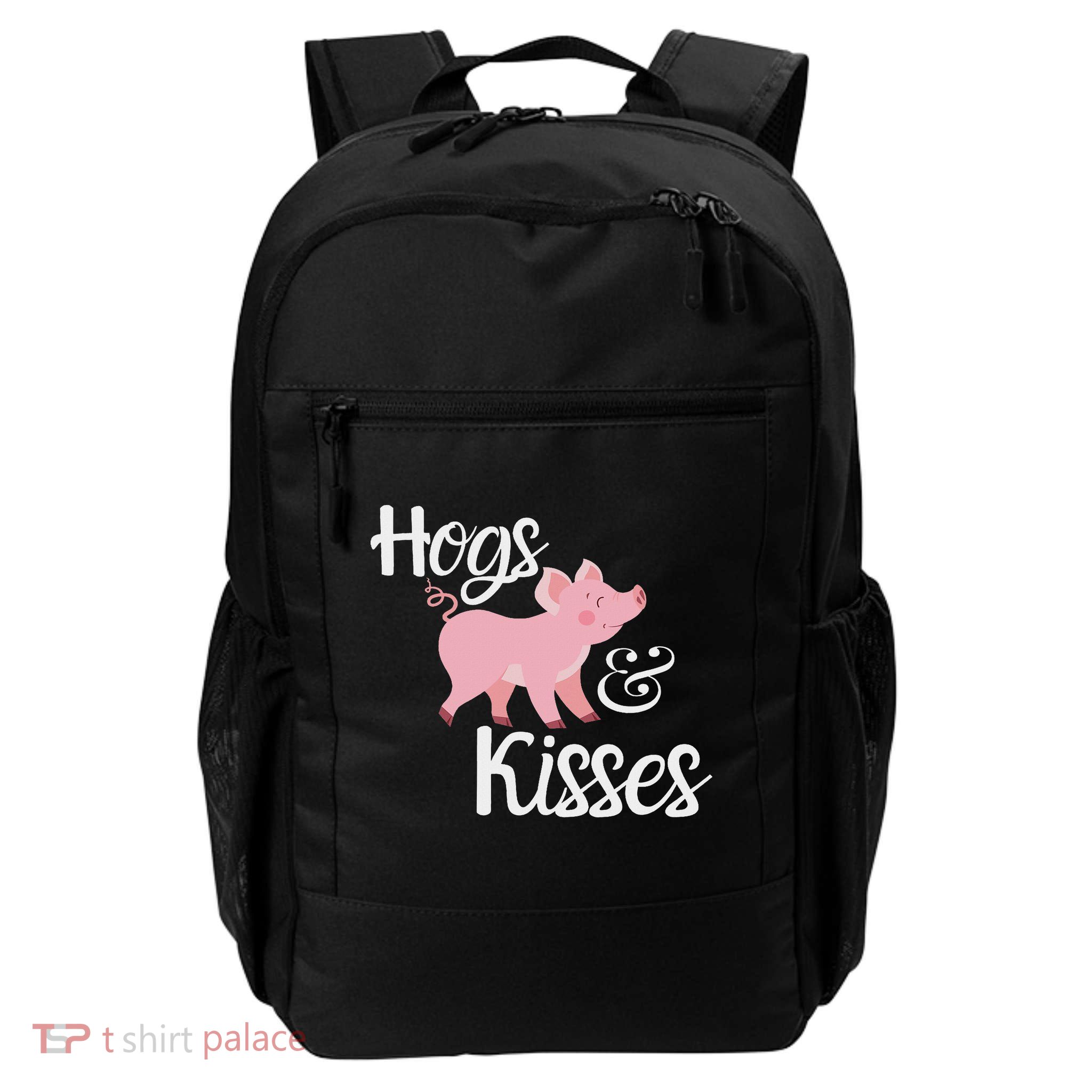 Hogs And Kisses Cute Pig Backpack