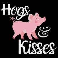 Hogs And Kisses Cute Pig Zip Tote Bag