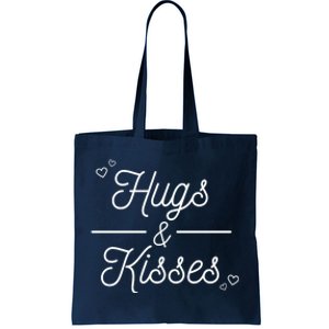 Hugs And Kisses Valentine Tote Bag