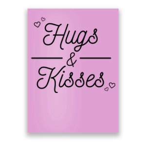 Hugs And Kisses Valentine Poster