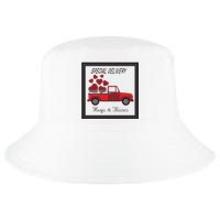 Hugs And Kisses Special Delivery Truck Happy Valentines Day Cool Comfort Performance Bucket Hat