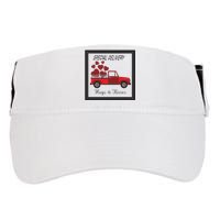 Hugs And Kisses Special Delivery Truck Happy Valentines Day Adult Drive Performance Visor