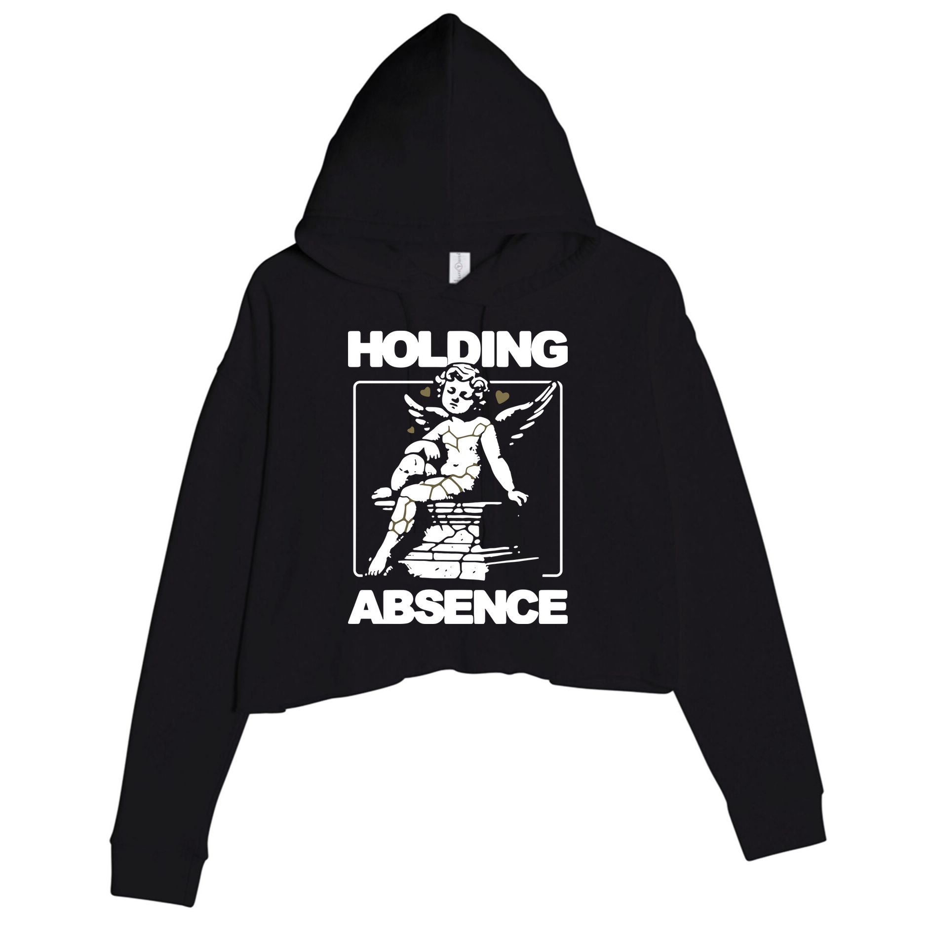 Holding Absence Kintsugi Cherub Crop Fleece Hoodie