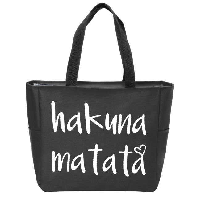 Hakuna Matata Zip Tote Bag