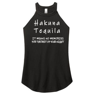 Hakuna Tequila Women’s Perfect Tri Rocker Tank