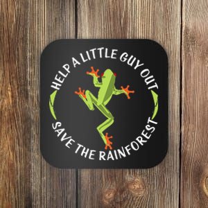 Help A Little Guy Out Tree Frog Save The Rainforest Coaster