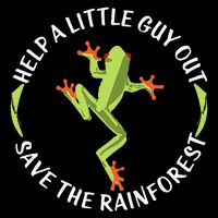 Help A Little Guy Out Tree Frog Save The Rainforest Premium T-Shirt