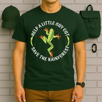 Help A Little Guy Out Tree Frog SAVE THE RAINFOREST T-Shirt