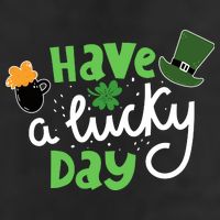 Have A Lucky Day St Patrick's Day Festive 7 Panel Mesh Trucker Snapback Hat