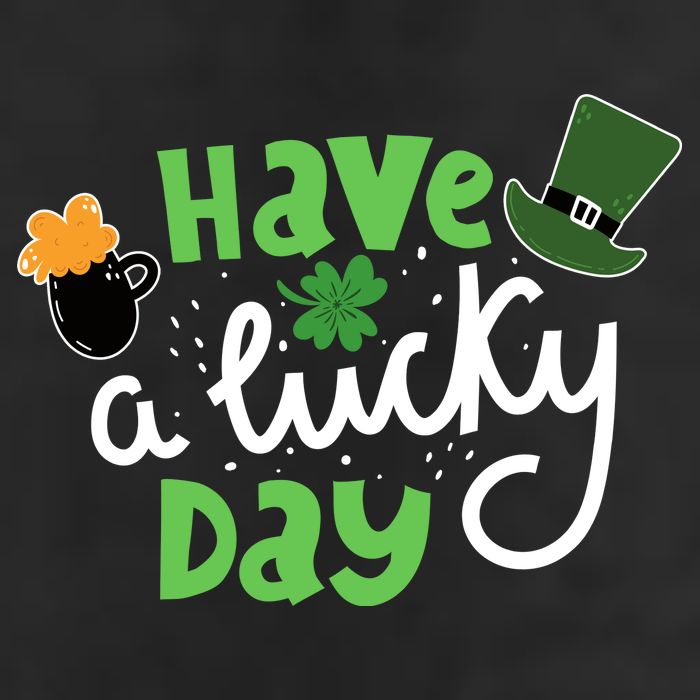 Have A Lucky Day St Patrick's Day Festive 7 Panel Mesh Trucker Snapback Hat