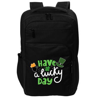 Have A Lucky Day St Patrick's Day Festive Impact Tech Backpack