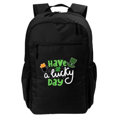 Have A Lucky Day St Patrick's Day Festive Backpack