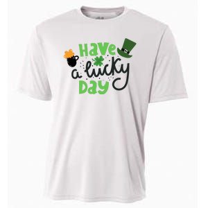 Have A Lucky Day St Patrick's Day Festive Cooling Performance Crew T-Shirt