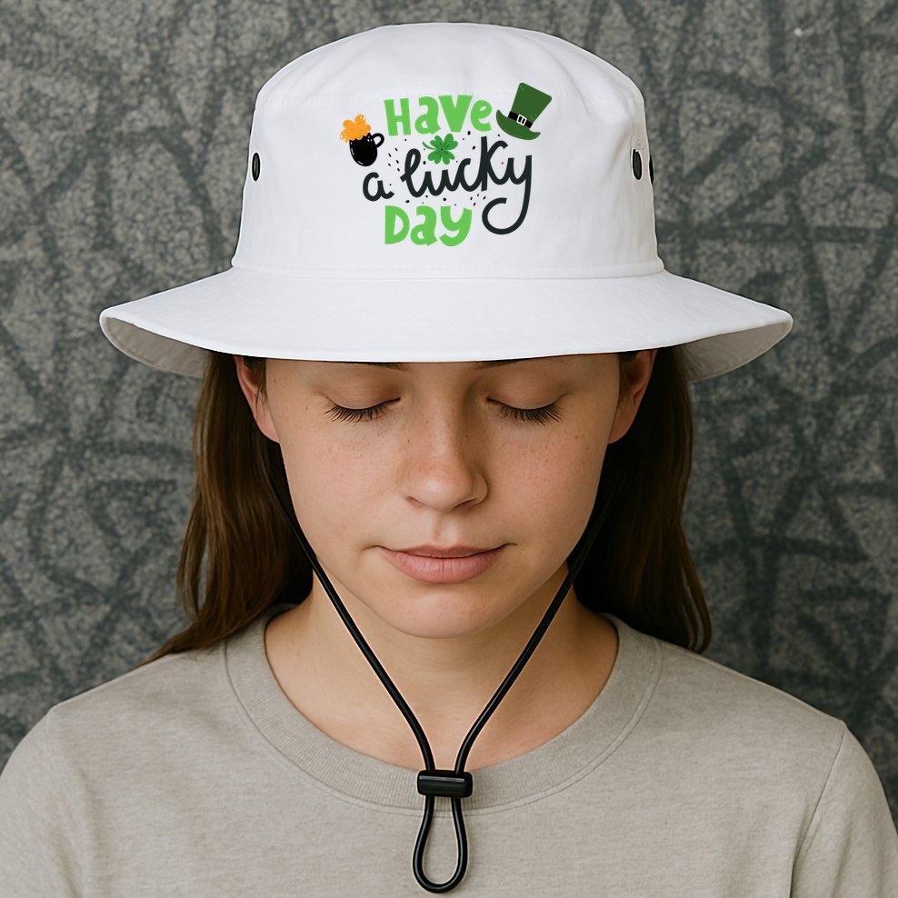 Have A Lucky Day St Patrick's Day Festive Bucket Hat