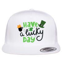 Have A Lucky Day St Patrick's Day Festive Flatbill Hat
