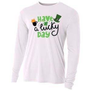 Have A Lucky Day St Patrick's Day Festive Cooling Performance Long Sleeve Crew