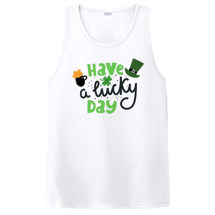 Have A Lucky Day St Patrick's Day Festive PosiCharge Competitor Tank