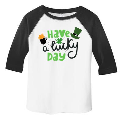 Have A Lucky Day St Patrick's Day Festive Toddler Fine Jersey T-Shirt