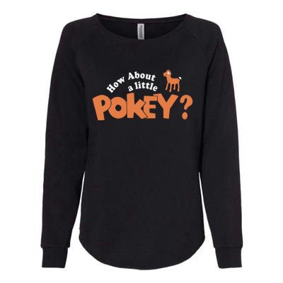 How About Little Pokey Womens California Wash Sweatshirt