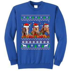 Horse Animals Lover Xmas Ugly Santa Horse Christmas Cute Gift Sweatshirt