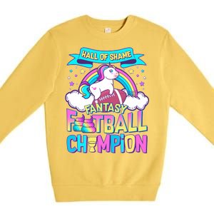 Hall of Shame Fantasy Football Chumpion Premium Crewneck Sweatshirt