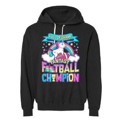 Hall of Shame Fantasy Football Chumpion Garment-Dyed Fleece Hoodie