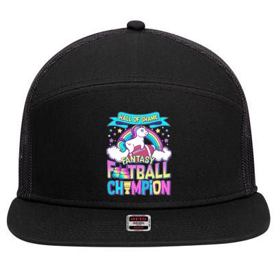 Hall of Shame Fantasy Football Chumpion 7 Panel Mesh Trucker Snapback Hat