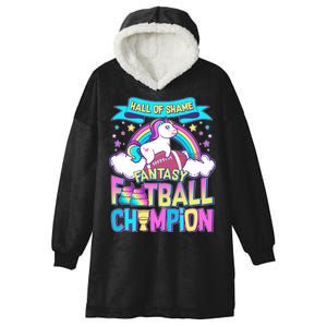 Hall of Shame Fantasy Football Chumpion Hooded Wearable Blanket