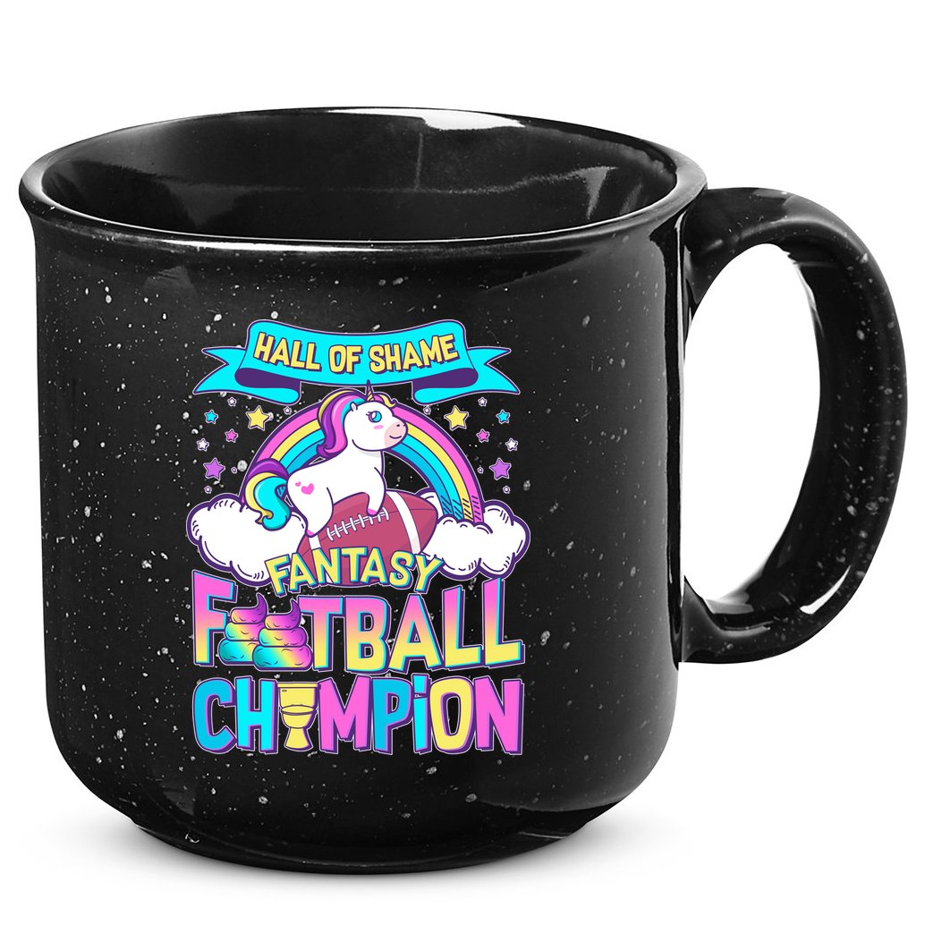 Hall of Shame Fantasy Football Chumpion 15oz Campfire Ceramic Mug