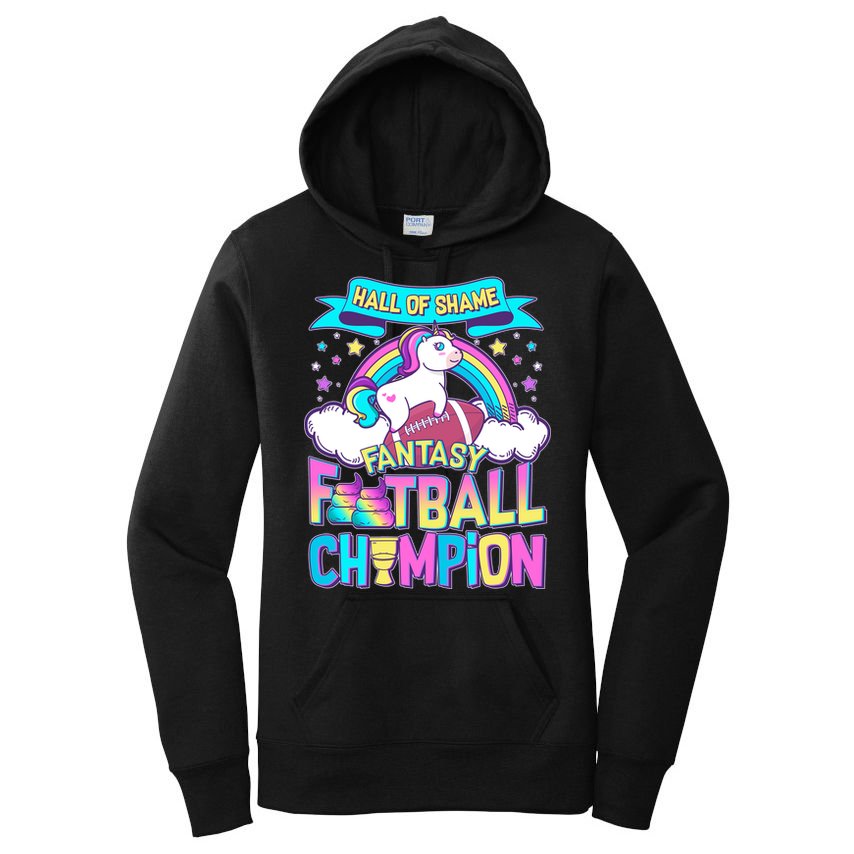 Hall of Shame Fantasy Football Chumpion Women's Pullover Hoodie